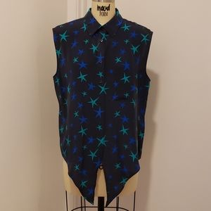 EQUIPMENT 100% SILK SLEEVELESS BLOUSE